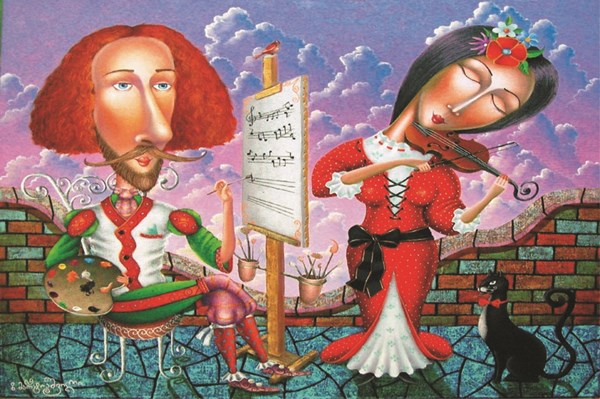 Gold Puzzle (61338) - "Musical Portrait" - 1000 pezzi