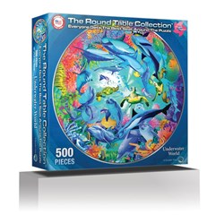 A Broader View (371) - "Underwater World (Round Table Puzzle)" - 500 pezzi