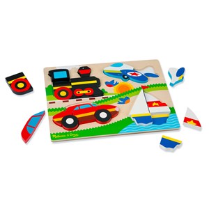 Melissa and Doug (1893) - "Vehicles" - 9 pezzi