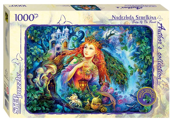 Step Puzzle (79537) - Nadezhda Strelkina: "Fairy of the Forest" - 1000 pezzi