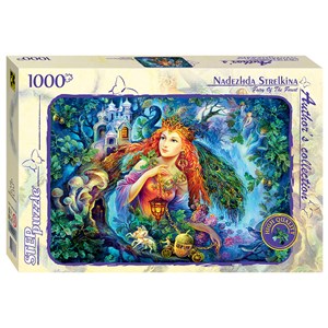 Step Puzzle (79537) - Nadezhda Strelkina: "Fairy of the Forest" - 1000 pezzi