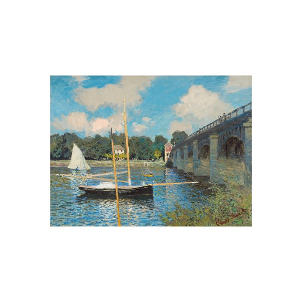 Puzzle Michele Wilson (A246-1000) - Claude Monet: "Bridge D'Argenteuil" - 1000 pezzi