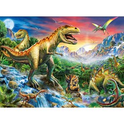 Ravensburger (10665) - "The time of the Dinosaurs" - 100 pezzi