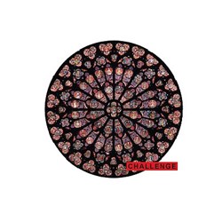 Puzzle Michele Wilson (A342-80) - "Notre Dame Rosace" - 80 pezzi