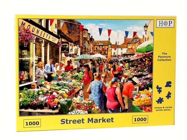 The House of Puzzles (4265) - "Street Market" - 1000 pezzi