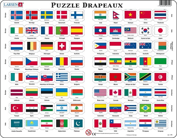 Larsen (L2-FR) - "Flags - FR" - 80 pezzi