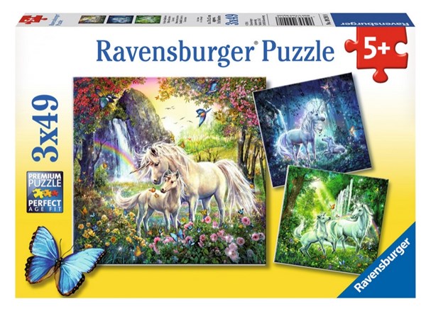 Ravensburger (09291) - "Beautiful Unicorns" - 49 pezzi