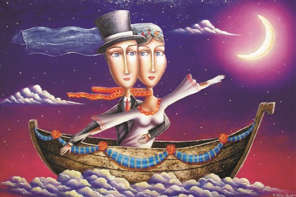 Gold Puzzle (61321) - "Wedding Travel" - 1000 pezzi