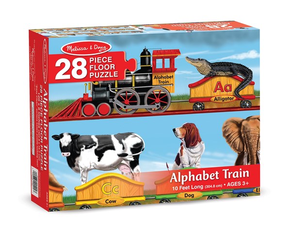 Melissa and Doug (424) - "Alphabet Train" - 28 pezzi