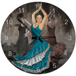Art Puzzle (4139) - "Flamenco + Clock" - 570 pezzi