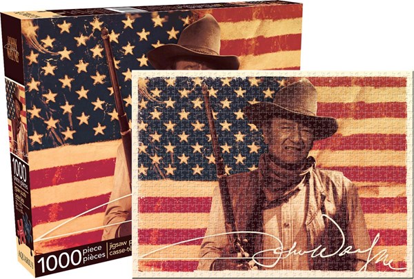 Aquarius (65244) - "John Wayne - Flag" - 1000 pezzi