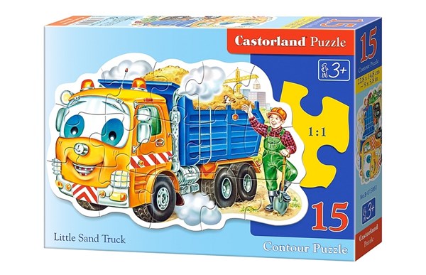 Castorland (B-015061) - "Little Sand Truck" - 15 pezzi