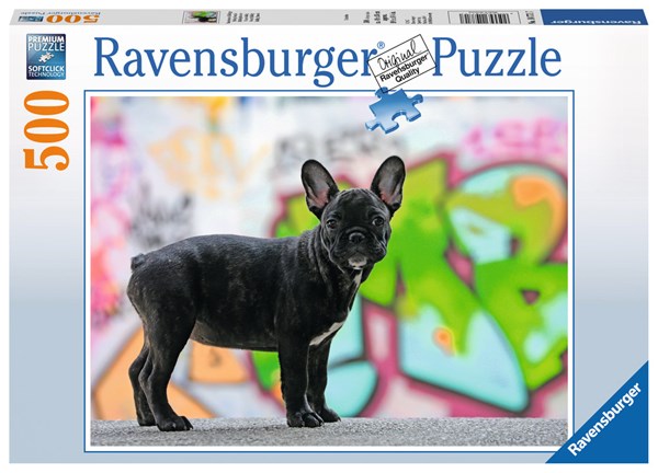 Ravensburger (14771) - "French Bulldog" - 500 pezzi