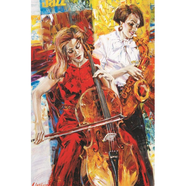 Gold Puzzle (61093) - "Jazz" - 1500 pezzi