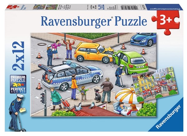 Ravensburger (07578) - "Police Action" - 12 pezzi