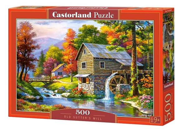 Castorland (B-52691) - "Old Sutter's Mill" - 500 pezzi