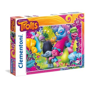 Clementoni (26958) - "Trolls" - 60 pezzi