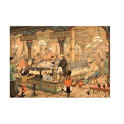 Jumbo (17091) - Anton Pieck: "Dutch Pancake House" - 1000 pezzi