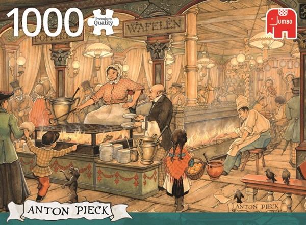 Jumbo (17091) - Anton Pieck: "Dutch Pancake House" - 1000 pezzi