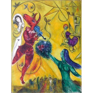 Puzzle Michele Wilson (W64-12) - Marc Chagall: "The Dance" - 12 pezzi