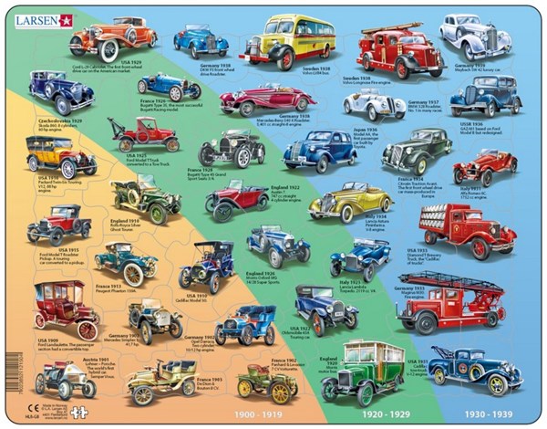 Larsen (HL8-GB) - "Historical Cars, 1901-1939" - 42 pezzi