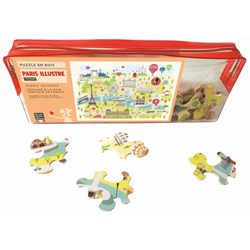 Puzzle Michele Wilson (W305-24) - "Magda, Illustrated Paris" - 24 pezzi