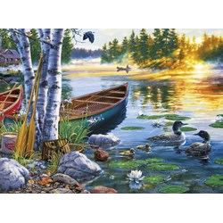 Buffalo Games (11244) - Darrell Bush: "Lakeside Morning" - 1000 pezzi
