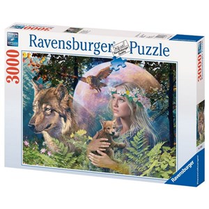 Ravensburger (17033) - "Wolves in the Moonlight" - 3000 pezzi