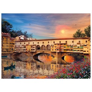 Clementoni (08007) - Dominic Davison: "Romantic Italy" - 1000 pezzi