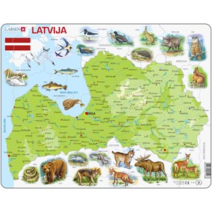 Larsen (K46-LE) - "Latvia - LE" - 48 pezzi