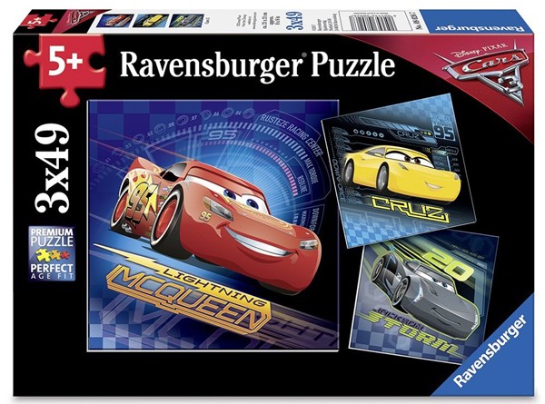 Ravensburger (08026) - "Cars 3" - 49 pezzi