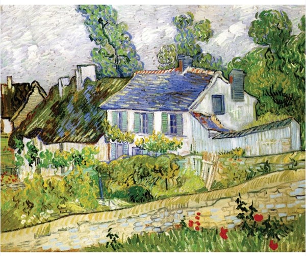 Puzzle Michele Wilson (A218-500) - Vincent van Gogh: "House in Auvers" - 500 pezzi