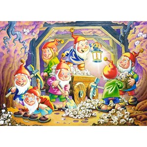 Castorland (B-04362) - "Snow White and the 7 Dwarfs" - 30 40 50 60 pezzi