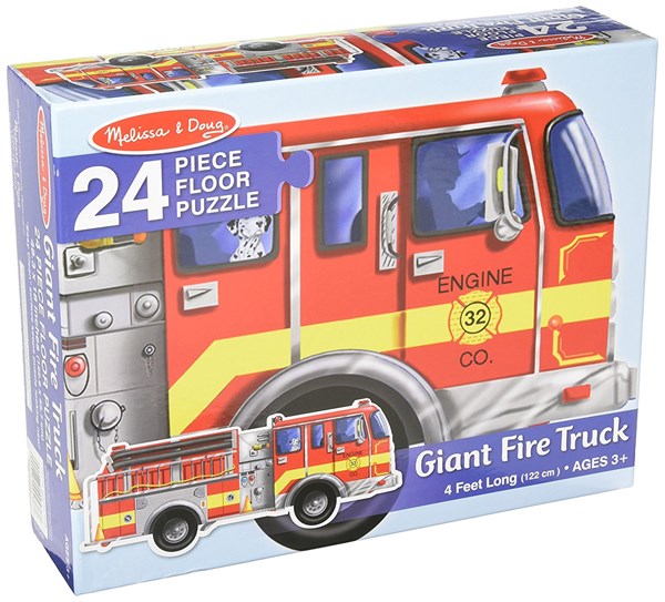 Melissa and Doug (436) - "Giant Fire Truck" - 24 pezzi