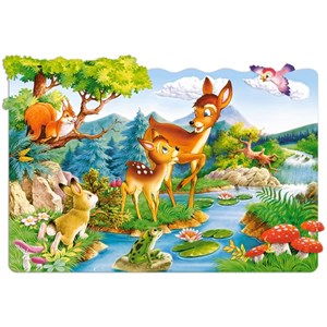 Castorland (C-02177) - "Little Deer" - 20 pezzi