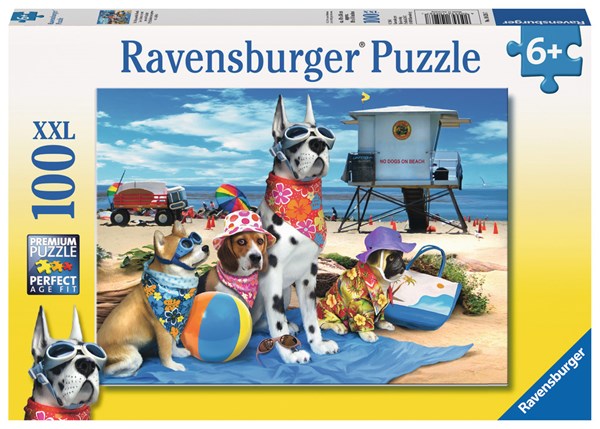 Ravensburger (10526) - Howard Robinson: "No Dogs on the Beach" - 100 pezzi