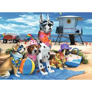 Ravensburger (10526) - Howard Robinson: "No Dogs on the Beach" - 100 pezzi