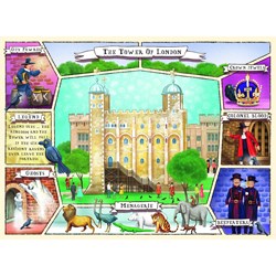 Ravensburger (10784) - "The Tower of London" - 100 pezzi