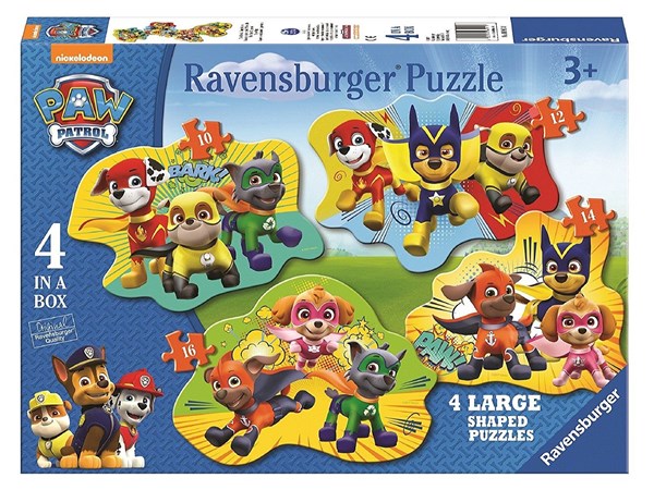 Ravensburger (06911) - "Paw Patrol" - 10 12 14 16 pezzi