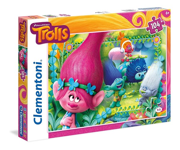Clementoni (27961) - "Trolls" - 104 pezzi