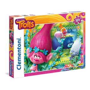 Clementoni (27961) - "Trolls" - 104 pezzi