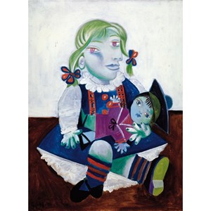 Puzzle Michele Wilson (W91-12) - Pablo Picasso: "Maya with the Doll" - 12 pezzi