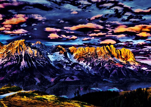 Schmidt Spiele (59333) - Michael von Hassel: "Mountains" - 1000 pezzi