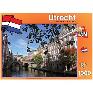 PuzzelMan (424) - "Netherlands, Utrecht, View of the canal" - 1000 pezzi