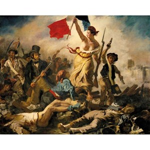 Puzzle Michele Wilson (A460-350) - Eugene Delacroix: "La Liberté Guidant le Peuple" - 350 pezzi