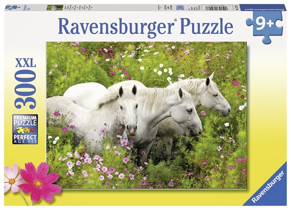 Ravensburger (13218) - "Horses on the Flower Meadow" - 300 pezzi