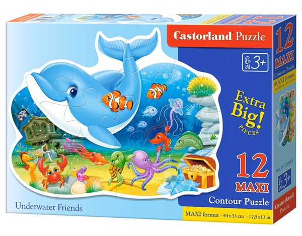 Castorland (B-120093) - "Underwater Friends" - 12 pezzi