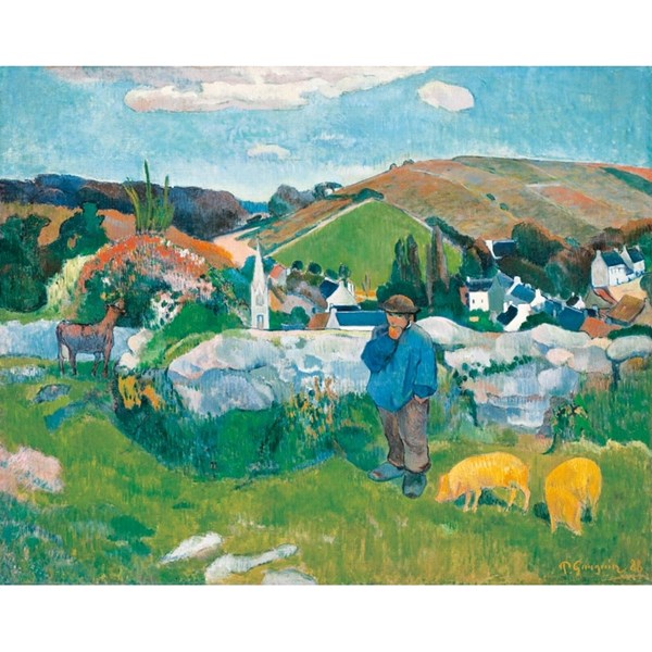 Puzzle Michele Wilson (A462-500) - Paul Gauguin: "Le Porcher" - 500 pezzi