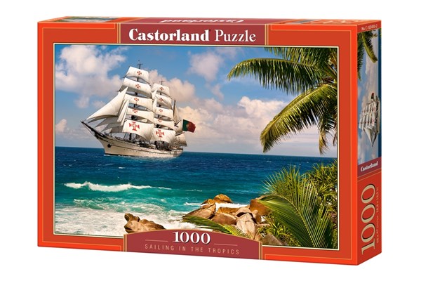 Castorland (C-103430) - "Sailing in the Tropics" - 1000 pezzi