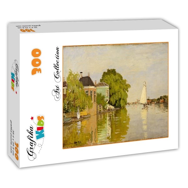 Grafika Kids (00480) - Claude Monet: "Houses on the Achterzaan, 1871" - 300 pezzi